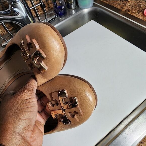 Tory Burch Tan Wedge Shoes - Picture 11 of 14